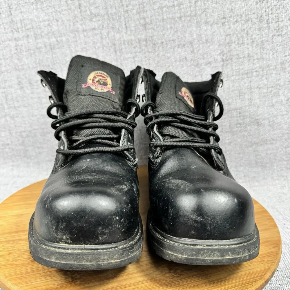 Brahma Boots Men's 9.5 W Gus Steel Toe Leather Work